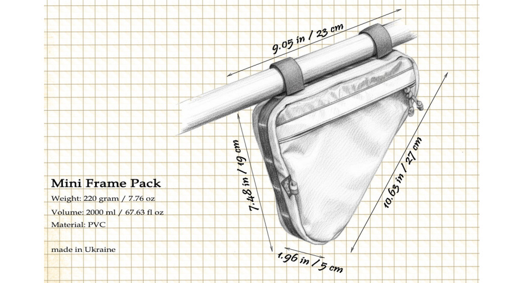 Внутрішньорамна сумка KasyBag Mini Frame Pack [Colorful]
