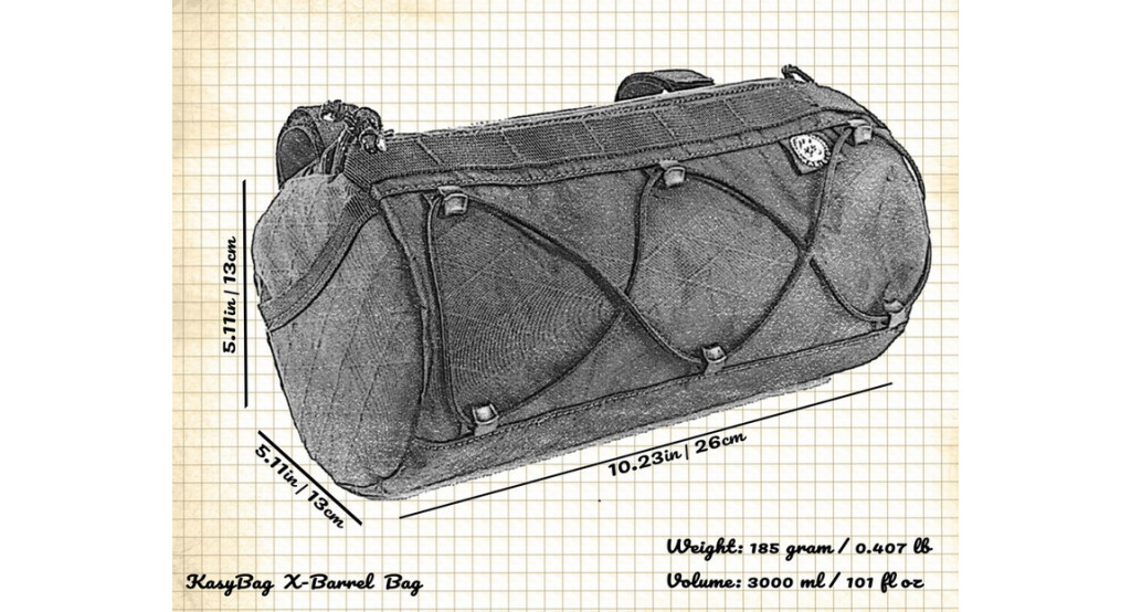 Сумка на кермо KasyBag X-Barrel Bag [Marine-Reflective]