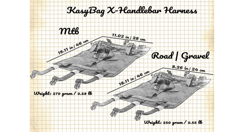 Система на кермо KasyBag Handlebar X-Harness ROAD